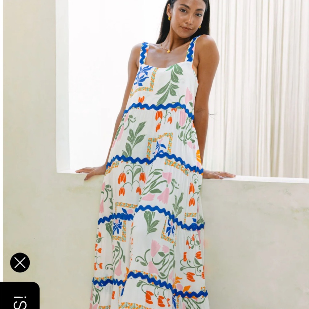 NWT HeyChic ‘Calantha’ Print Maxi Dress